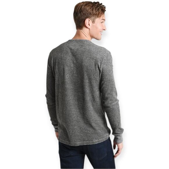 Faherty Men's Jaspe Terry Henley Pullover Shirt M - Picture 2 of 10